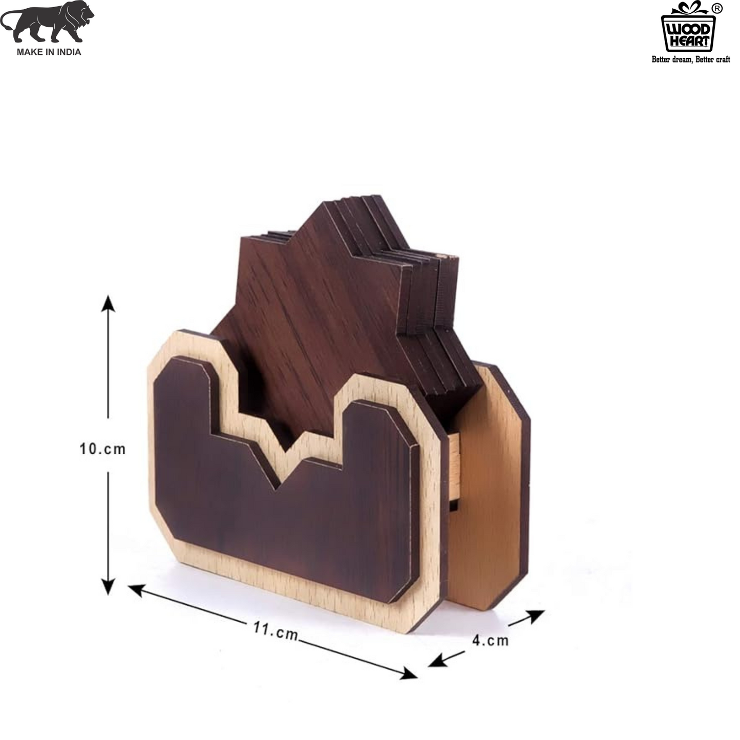 Wooden Tabletop Napkin Holder – Mountain Peak Design