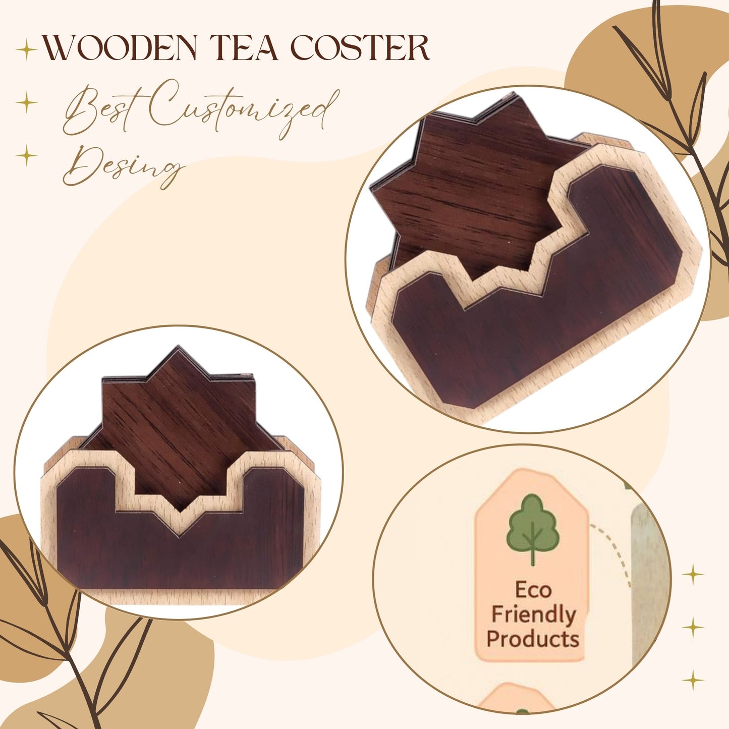 Wooden Tabletop Napkin Holder – Mountain Peak Design