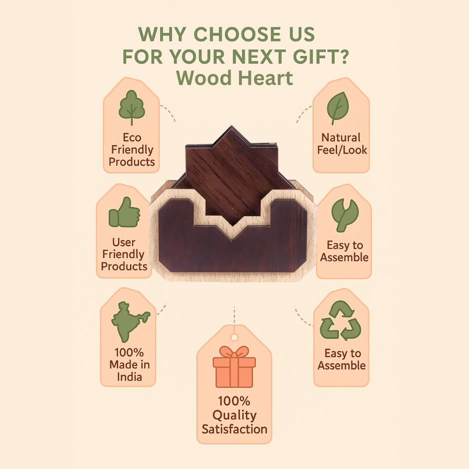 Wooden Tabletop Napkin Holder – Mountain Peak Design