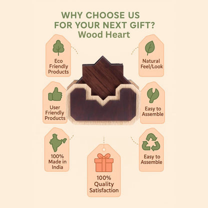 Wooden Tabletop Napkin Holder – Mountain Peak Design