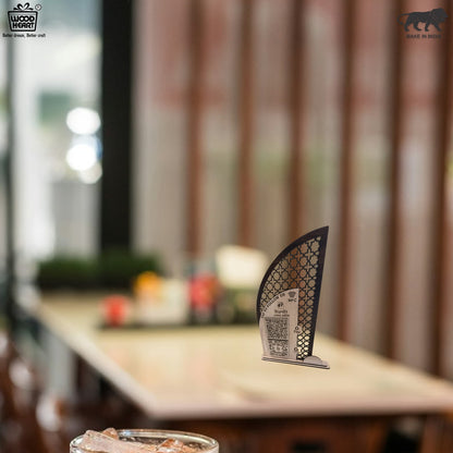 Wooden NFC & QR Code Stand for Business Branding