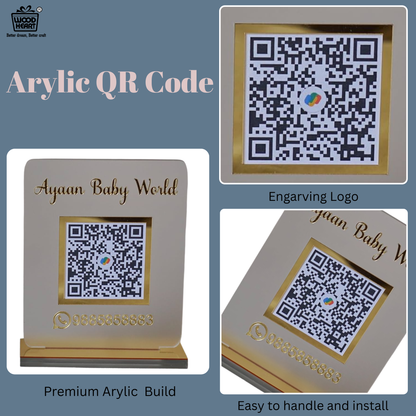 Ayaan Baby World – Custom QR Code Display Stand