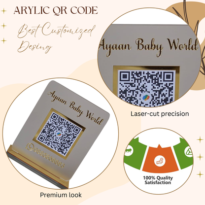 Ayaan Baby World – Custom QR Code Display Stand