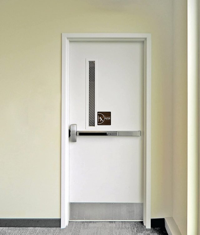 Modern Wooden Push & Pull Door Signs – Minimalist Engraved Set