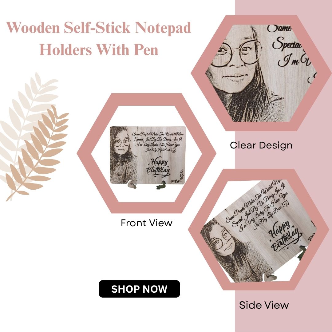 Personalized Wooden Birthday Photo Frame | Custom Engraved Gift for Loved Ones by Wood Heart