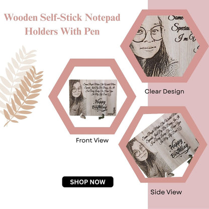 Personalized Wooden Birthday Photo Frame | Custom Engraved Gift for Loved Ones by Wood Heart