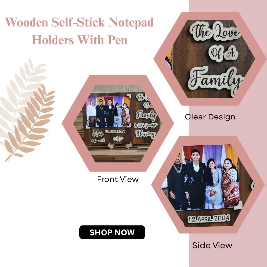 Customized Wooden Family Love Photo Frame