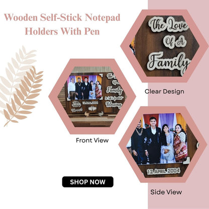 Customized Wooden Family Love Photo Frame