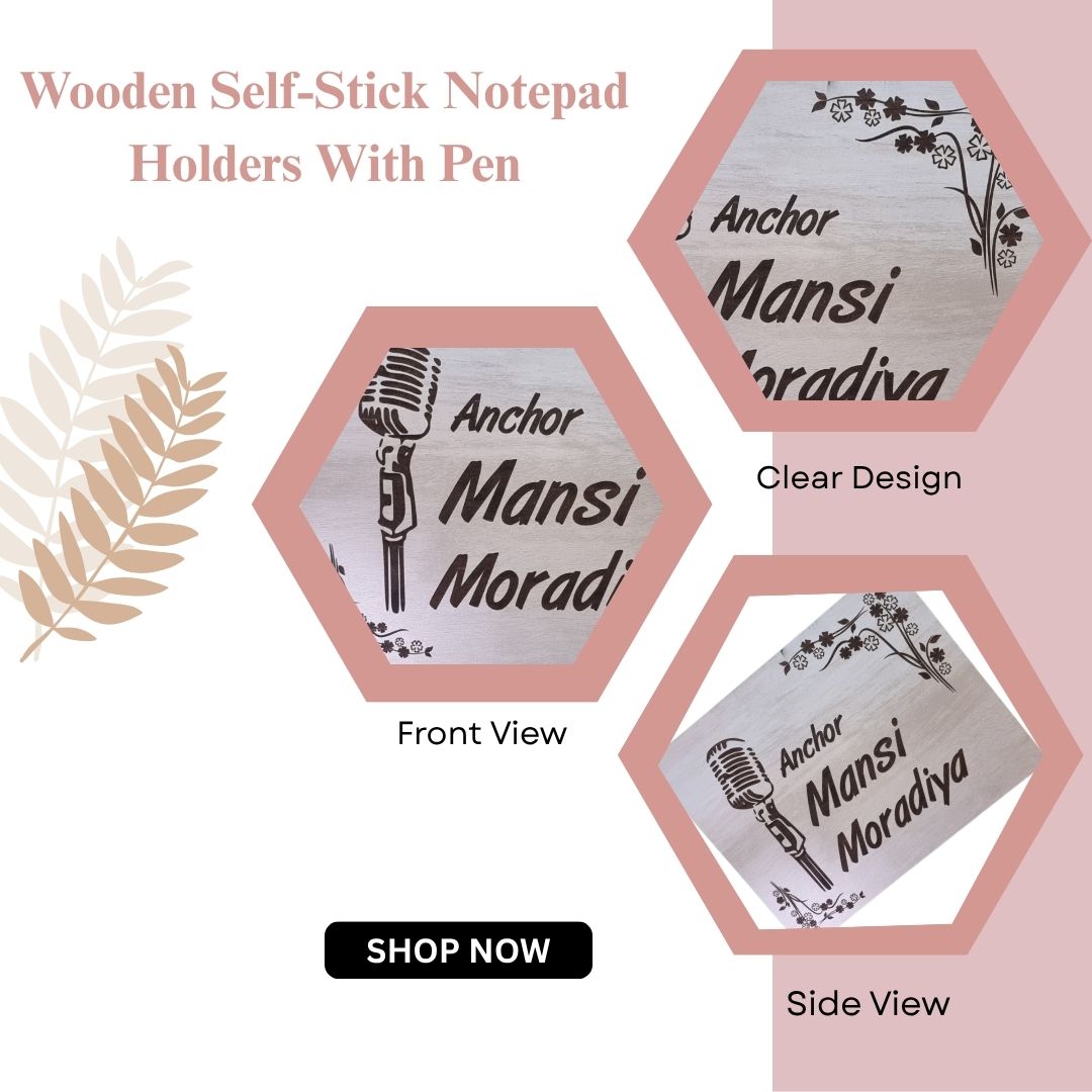 Customized Wooden Nameplate for Anchor – Personalized Laser Engraved Plaque