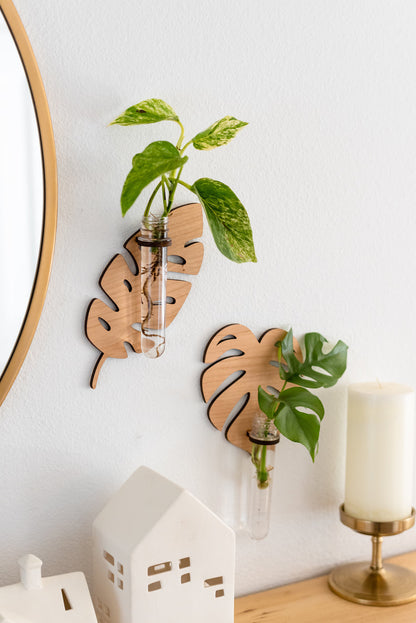 LeafGlow™ Wooden Wall Propagation Station