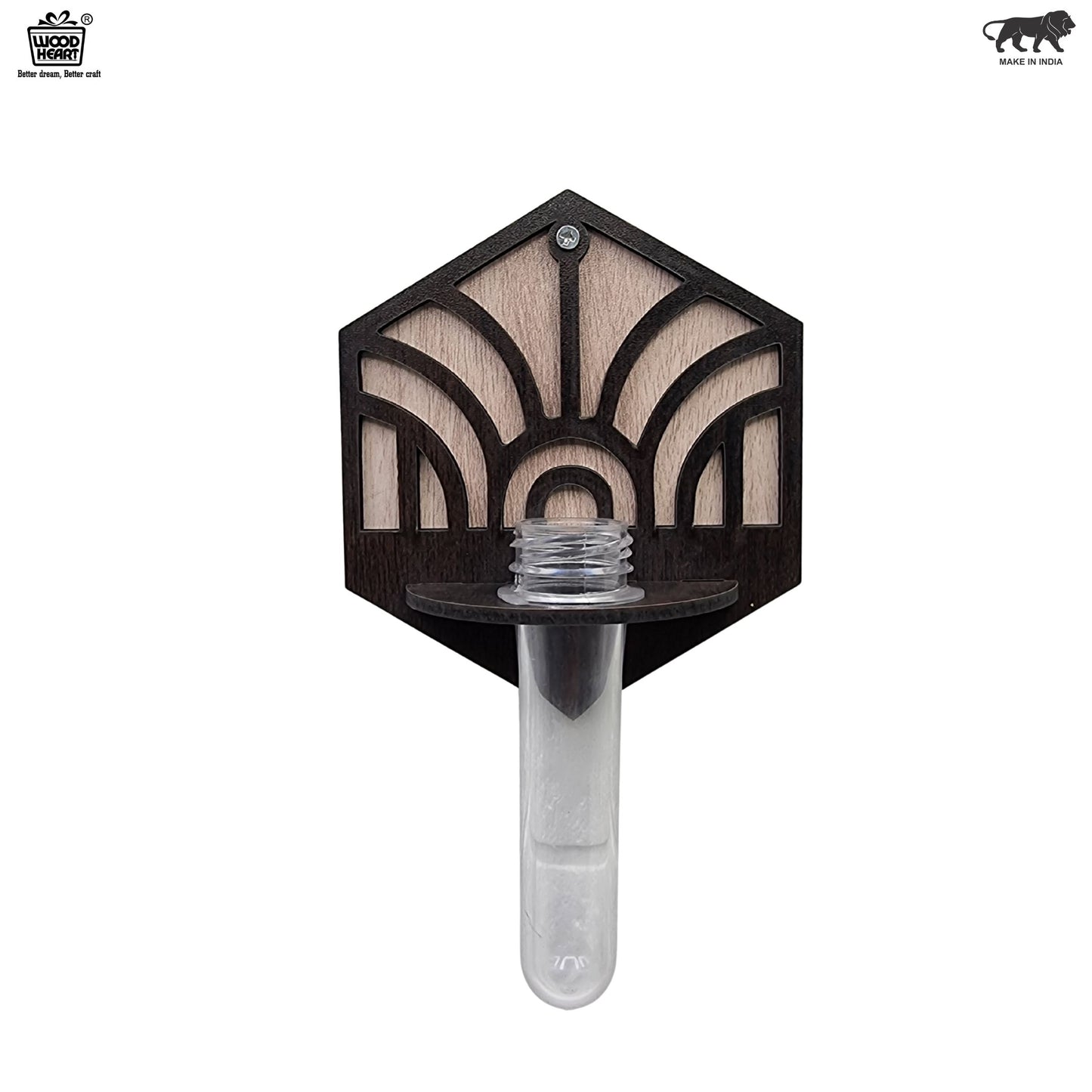 Hexa Wall-Mount Test Tube Planter