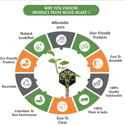 Hexa Wall-Mount Test Tube Planter