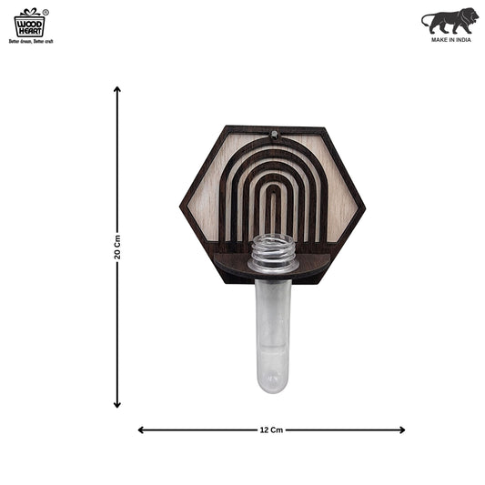 Hexa Arch Wall-Mount Test Tube Planter
