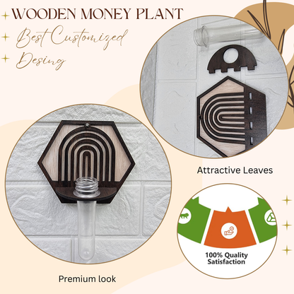 Hexa Arch Wall-Mount Test Tube Planter