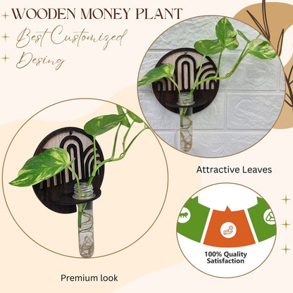 ArchFlow Round Wall-Mount Test Tube Planter