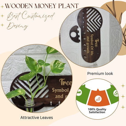 “Tree of Life” Wall-Mount Test Tube Planter with Key Holder