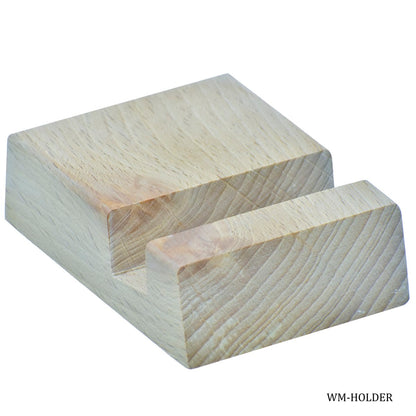 Natural Wooden Phone Holder Stand