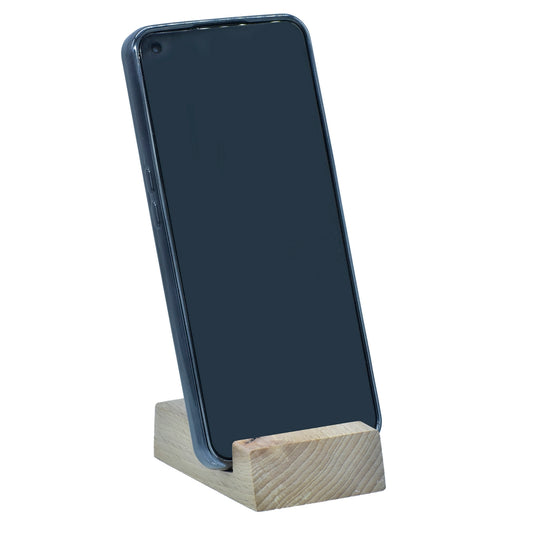 Natural Wooden Phone Holder Stand