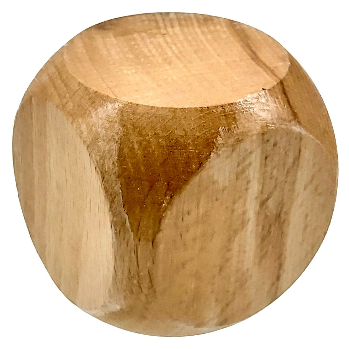 Natural Wooden Blank Dice Cube