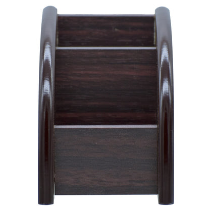 Elegant Wooden Desktop Organizer – 3-Tier File & Stationery Holder
