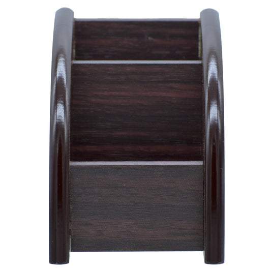 Elegant Wooden Desktop Organizer – 3-Tier File & Stationery Holder